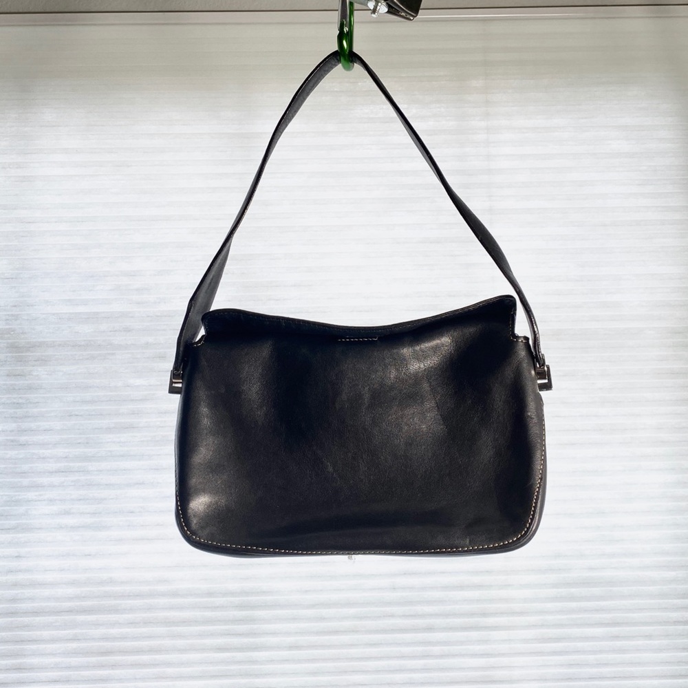 Black Leather Purse by Enzo Angiolini